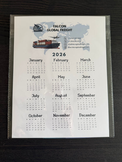 Magnetic Calendar Full Size