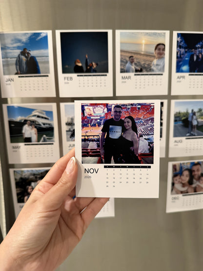 Magnetic Monthly Calendar Set – 12 Pieces