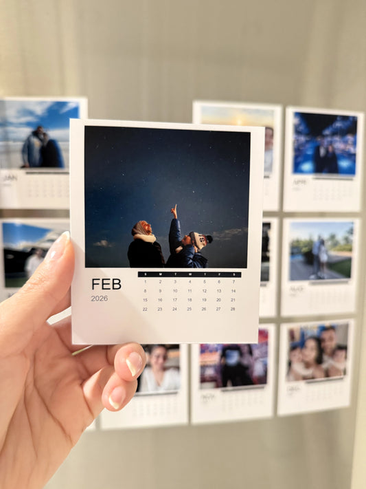 Magnetic Monthly Calendar Set – 12 Pieces